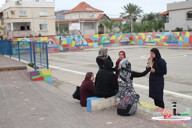 كفرقاسم : مديرة اللواء عماليا حايموڤيتش في مدرسة الزهراء الابتدائية في يوم حافل بالفعاليات